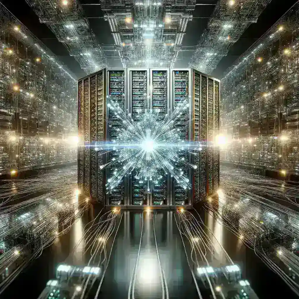 "صورة توضح اعتماد Blackwell على أنظمة DGX SuperPOD من Nvidia لتسريع معالجة البيانات وتحسين الأداء في الحلول الذكية"